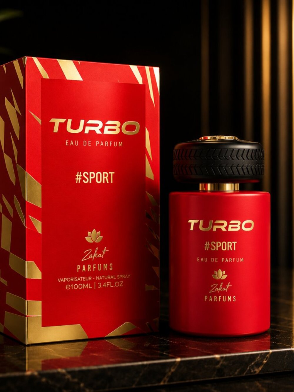 TURBO Sport by Zakat Eau De parfum For Men 100ML 3.4FL.Oz